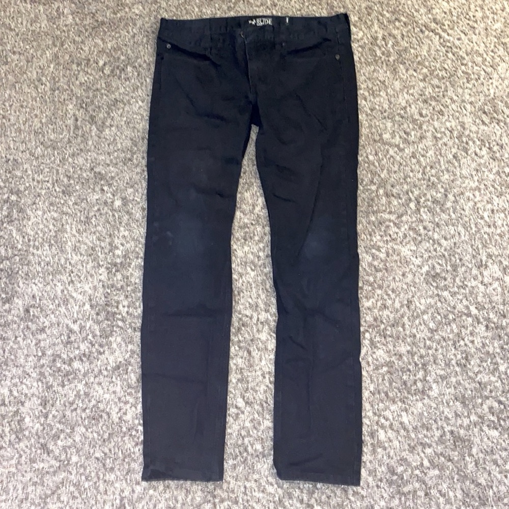 RUDE Black Skinny Jeans